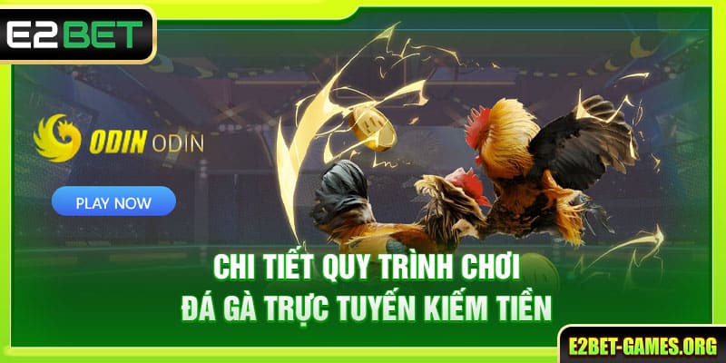 Đá Gà Trực Tuyến E2BET Hội Tụ Hơn 100+ Linh Kê Đẳng Cấp Nhất 4 Chi tiết quy trình chơi đá gà trực tuyến kiếm tiền